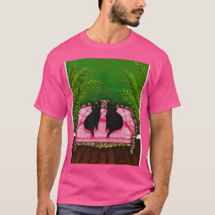 Black Cats  Settee T-shirt