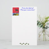 Black Cats Stationery Briefpapier (Staand voorkant)