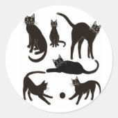 Black Cats Sticker (Voorkant)