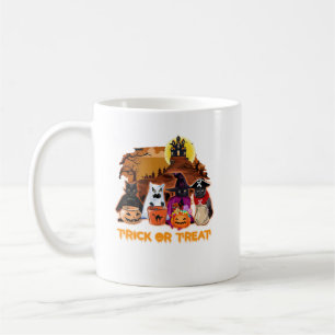 Black Cats Trick or treat Halloween Spooky Night Koffiemok