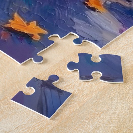 Black Cats Trick-or-Treating in Halloween kostuums Legpuzzel (Zijkant)