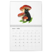 Black Cats Wall Agenda Kalender (Mar 2026)