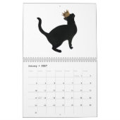 Black Cats Wall Agenda Kalender (Jan 2027)