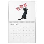 Black Cats Wall Agenda Kalender (Feb 2027)