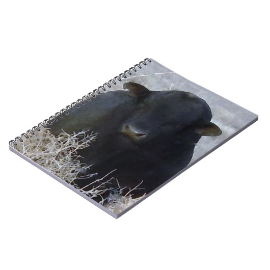 Black Cattle Bull Notitieboek (Linkerzijde)