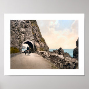 Black Cave Tunnel, County Antrim, Ierland Poster