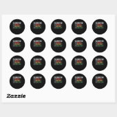 Black Celebrating Sticker (Vel)