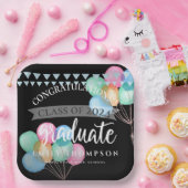 Black Celebration Class of 2023 Graduation Party Papieren Bordje (Feest)