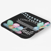 Black Celebration Class of 2023 Graduation Party Papieren Bordje (Gebogen)