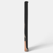 Black Chain Editorial Phone Case Samsung Galaxy Hoesje (Linkerkant)