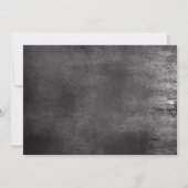 Black Chalkboard Bow Zal je mijn Bestman Invita zi Kaart (Achterkant)