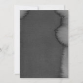 Black Chalkboard Dirty Derty 30th Birthday Invite Kaart (Achterkant)