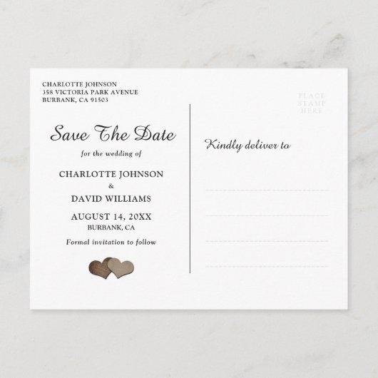 Black Chalkboard Lace Sunflower Save the Date Aankondigingskaart (Achterkant)