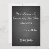 Black Chalkboard Suitup zal mijn beste zijn Kaart (Achterkant)