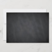 Black ChalkBoard Wordt mijn Bridesmaid Invitat Kaart (Achterkant)