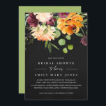BLACK CHALKBOARD YELLOW ORANJE FLORA VRIJGEZELLENF KAART<br><div class="desc">Als u nog meer aanpassingen nodig hebt,  kunt u mij op yellowfebstudio@gmail.com vrij klikken.</div>