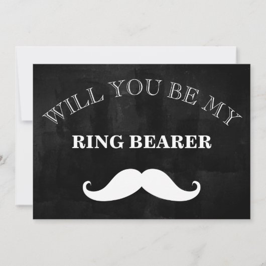 Black Chalkboard zal je mijn beste man zijn? Kaart (Voorkant)