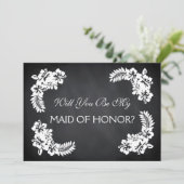 Black ChalkBoard... zal je mijn erfgenaam zijn? Kaart (Staand voorkant)