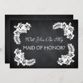 Black ChalkBoard... zal je mijn erfgenaam zijn? Kaart (Voorkant / Achterkant)