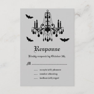 Black Chandelier en Damask RSVP