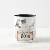 Black Charming Halloween Party Witch Pumpkins Mok (Midden)