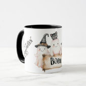 Black Charming Halloween Party Witch Pumpkins Mok (Voorkant links)