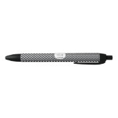 Black Check Buffalo Plaid Pattern Business Logo Zwarte Inkt Pen (Bodem)