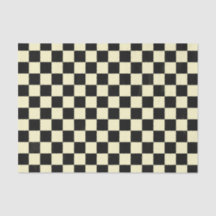 Black Checkered Picnic Check Simple Deco Pattern