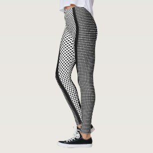 Black Checkes Stippen stripes U kiest zwarte kleur Leggings