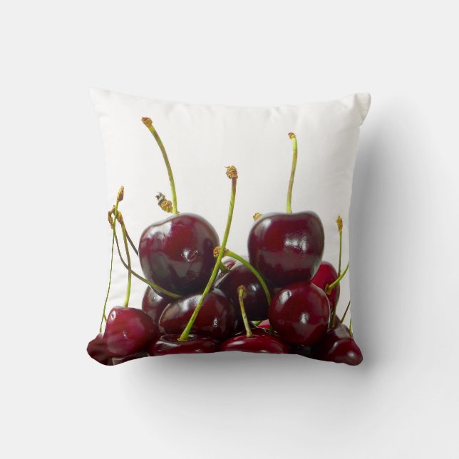 Black Cherries Pillow Kussen (Voorkant)
