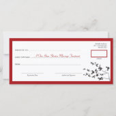 Black Cherry Blosbloesblowers Zen Gift Certificate (Achterkant)