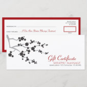 Black Cherry Blosbloesblowers Zen Gift Certificate (Voorkant / Achterkant)