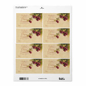 Black Cherry Canning label (Full Sheet)