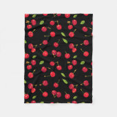 Black Cherry Fleece Blanket (Voorkant)