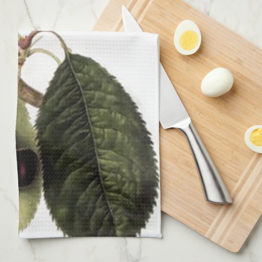 Black Cherry Kitchen Towel Theedoek (Quarter Fold)