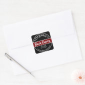 Black Cherry Modern Typography Label Collectie (Envelop)
