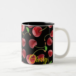 Black Cherry-Mok Two-Tone Koffee Mok