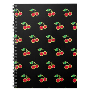 Black Cherry Retro School Journal Notitieboek Gift