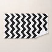 Black Chevron Bad Handdoek (Handdoek)