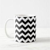 Black Chevron Koffiemok (Links)