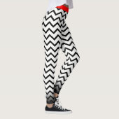 Black Chevron op je kol. Leggings (Rechts)
