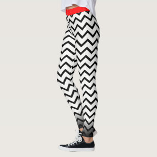 Black Chevron op je kol. Leggings