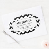 Black Chevron promotionele Sticker (Envelop)