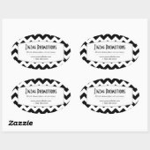 Black Chevron promotionele Sticker (Vel)