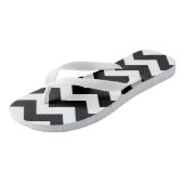 Black Chevron Teenslippers (Schuin)