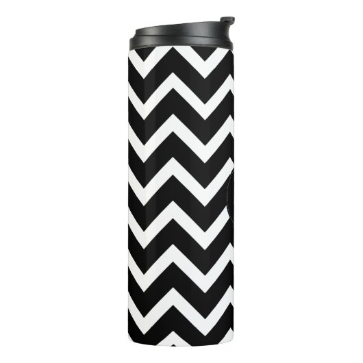 Black Chevron Thermosbeker (Gedraaid links)