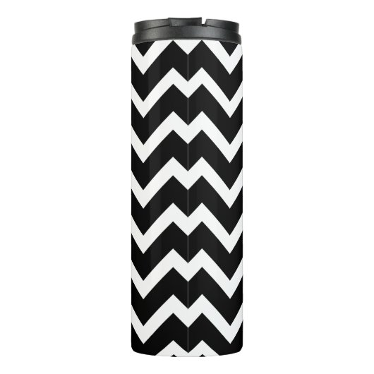 Black Chevron Thermosbeker (Achterkant)