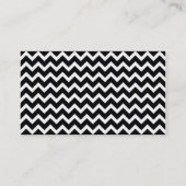 Black Chevron Visitekaartje (Achterkant)