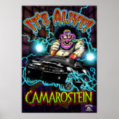 Black Chevy Camaro SS Poster (Voorkant)