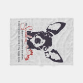 Black Chihuahua Dog My Sunshine Fleece Deken (Voorkant (Horizontaal))